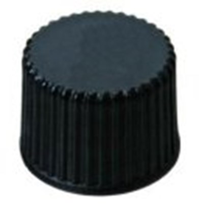 Slika za LLG-SCREW CAP N 8, PP, BLACK, CLOSED TOP