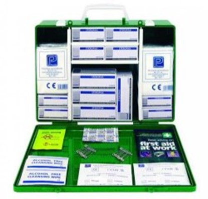 Slika za FIRST AID BOX GREEN, ABS WITH LID