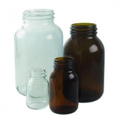 Slika za Wide-mouth bottles without closure, soda-lime glass