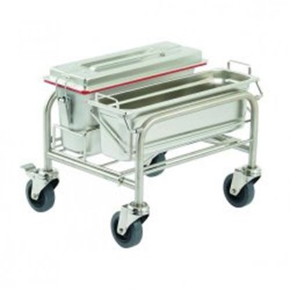 Slika za Cleaning trolleys Clino<sup>&reg;</sup> CR mini EM-GMP1, stainless steel